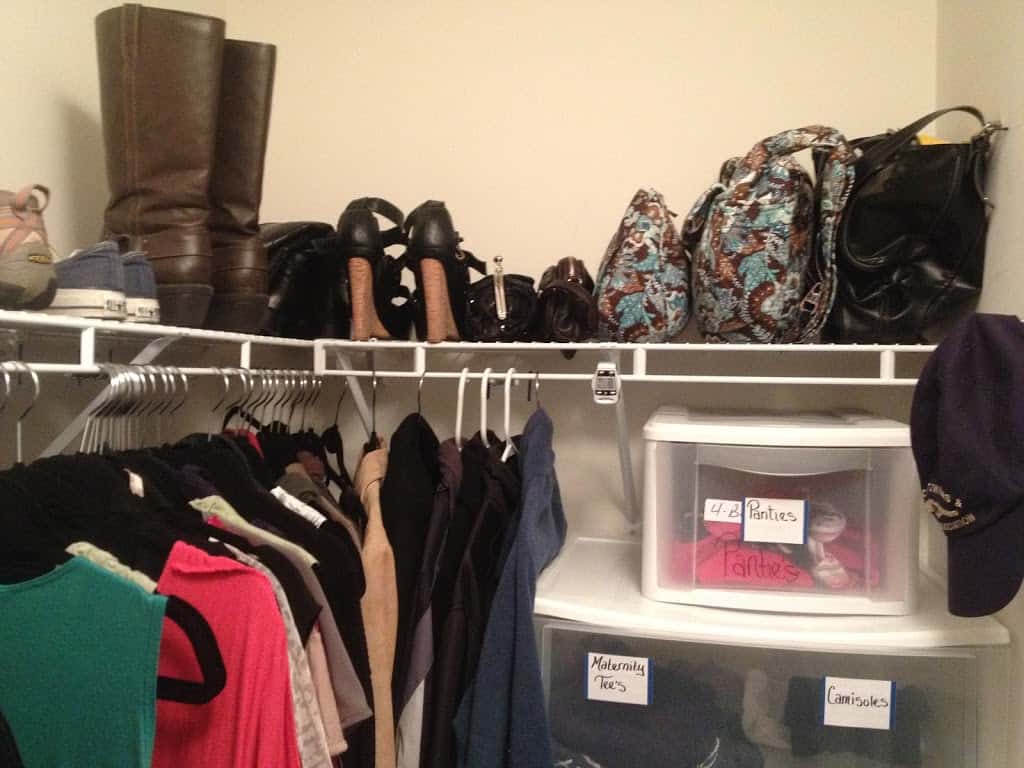 Cheap Closet Organization An Alternative to Dressers Busy Budgeter