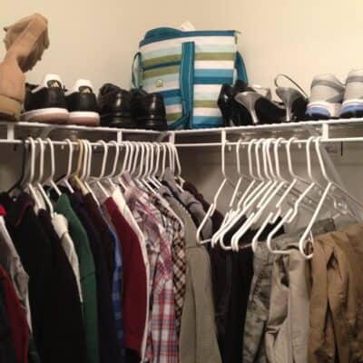 cheap closet organization