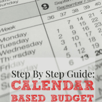 How to Create a Calendar Budget: Easy, Step by Step Directions. Complete One Step a Week!