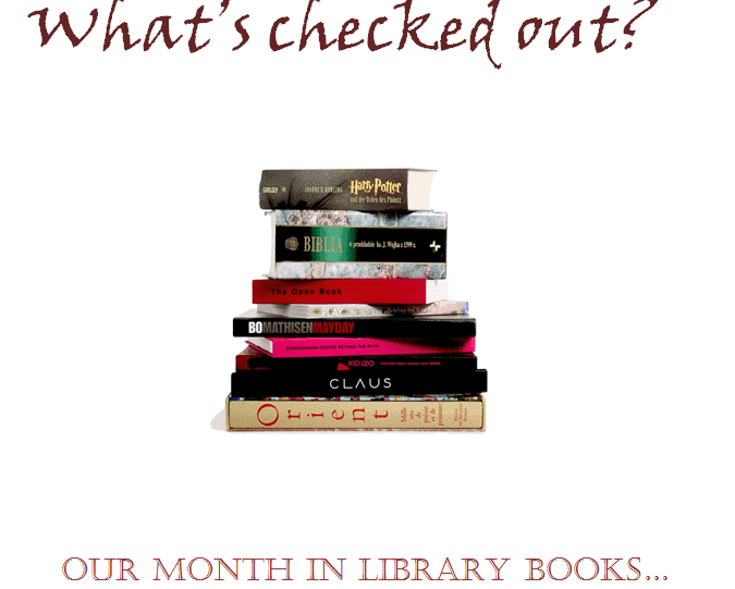 What have you checked out of the library today? Check out our check outs! www.busybudgeter.com