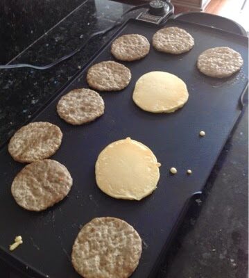 batch cooking with an electric griddle