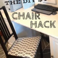 $4.00 DIY Chair Make Over in 15 minutes!