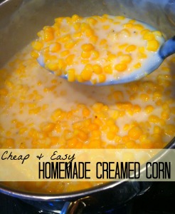 easy creamed corn www.busybudgeter.com