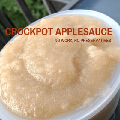 crockpot applesauce recipe