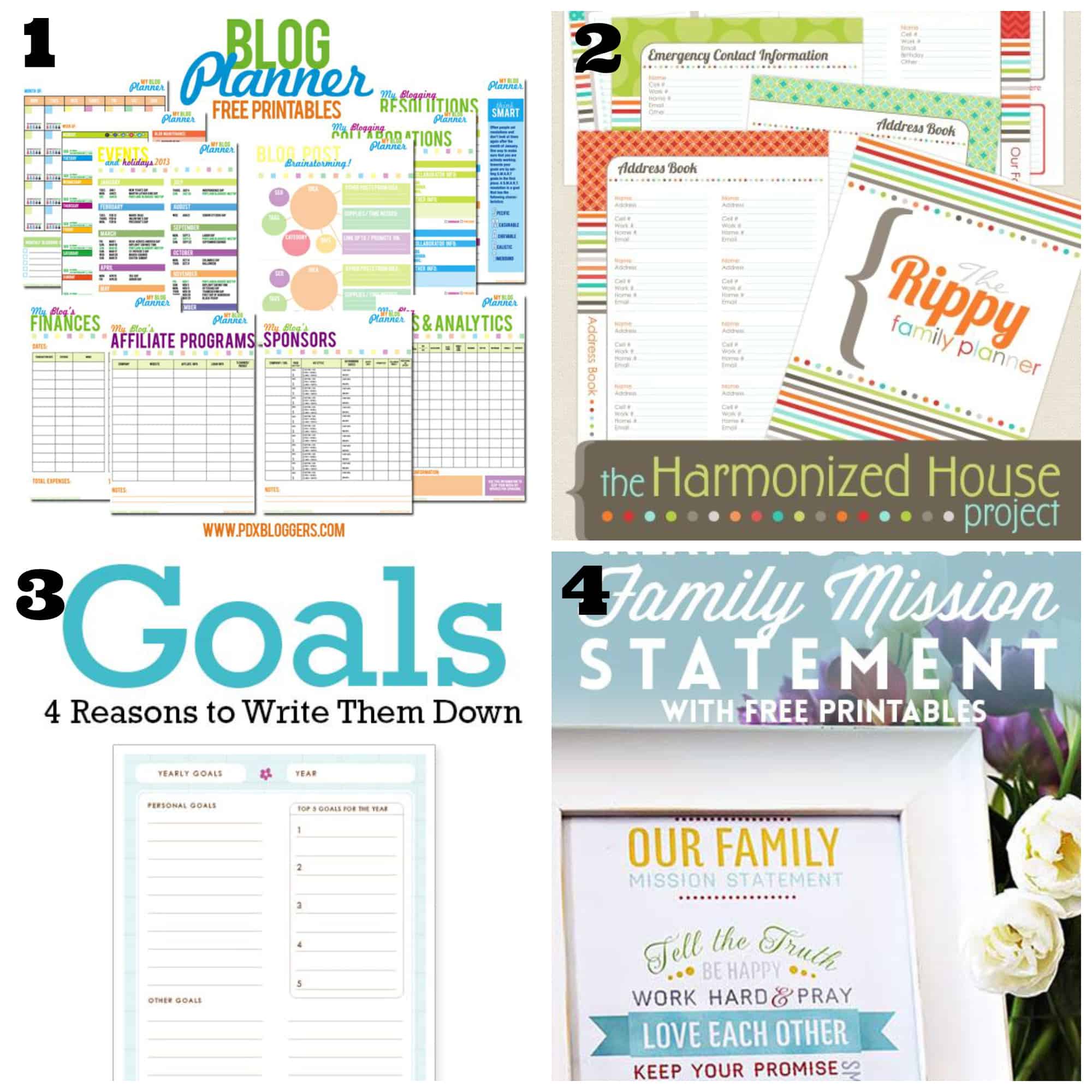Diy Life Planner Printables - Free Schedule &amp; Planner Printable
