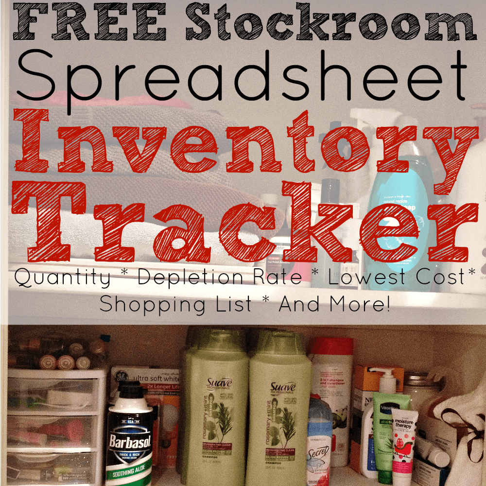 Household Supply Closet Stock List