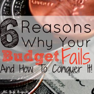 6 Reasons why your budget fails and how to conquer it! 