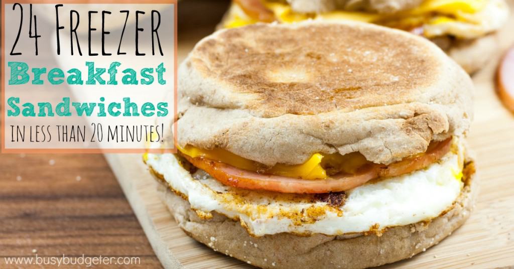 24 freezer breakfast sandwiches