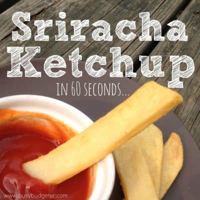 Siracha ketchup you can make at home in only 60 seconds!