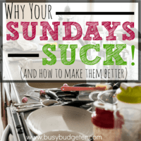 Why Your Sundays Suck (and how you can make them better)