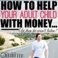 Should you help your adult child with money?
