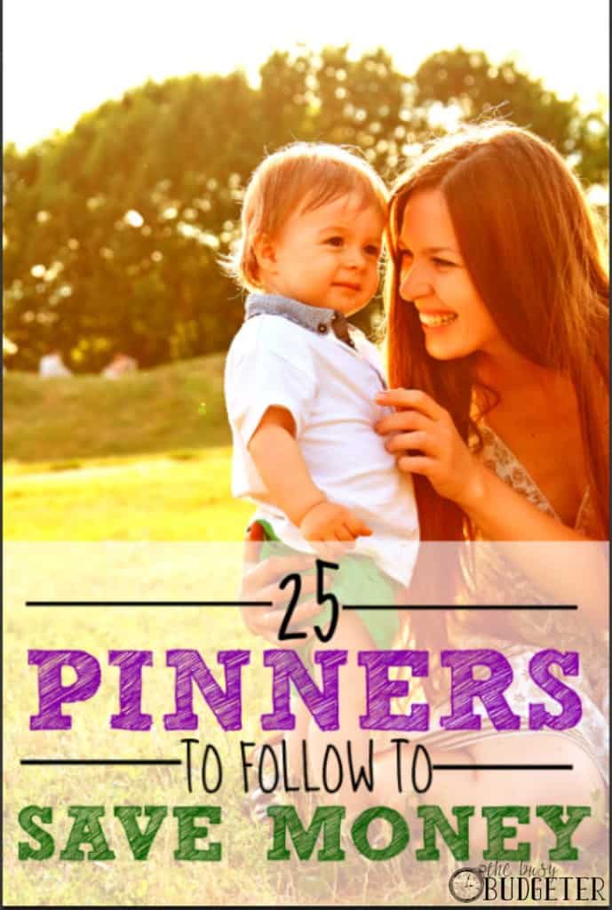 25 Pinners to follow to save money