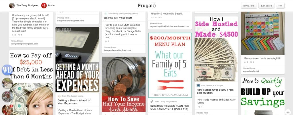 Frugal Pinterest