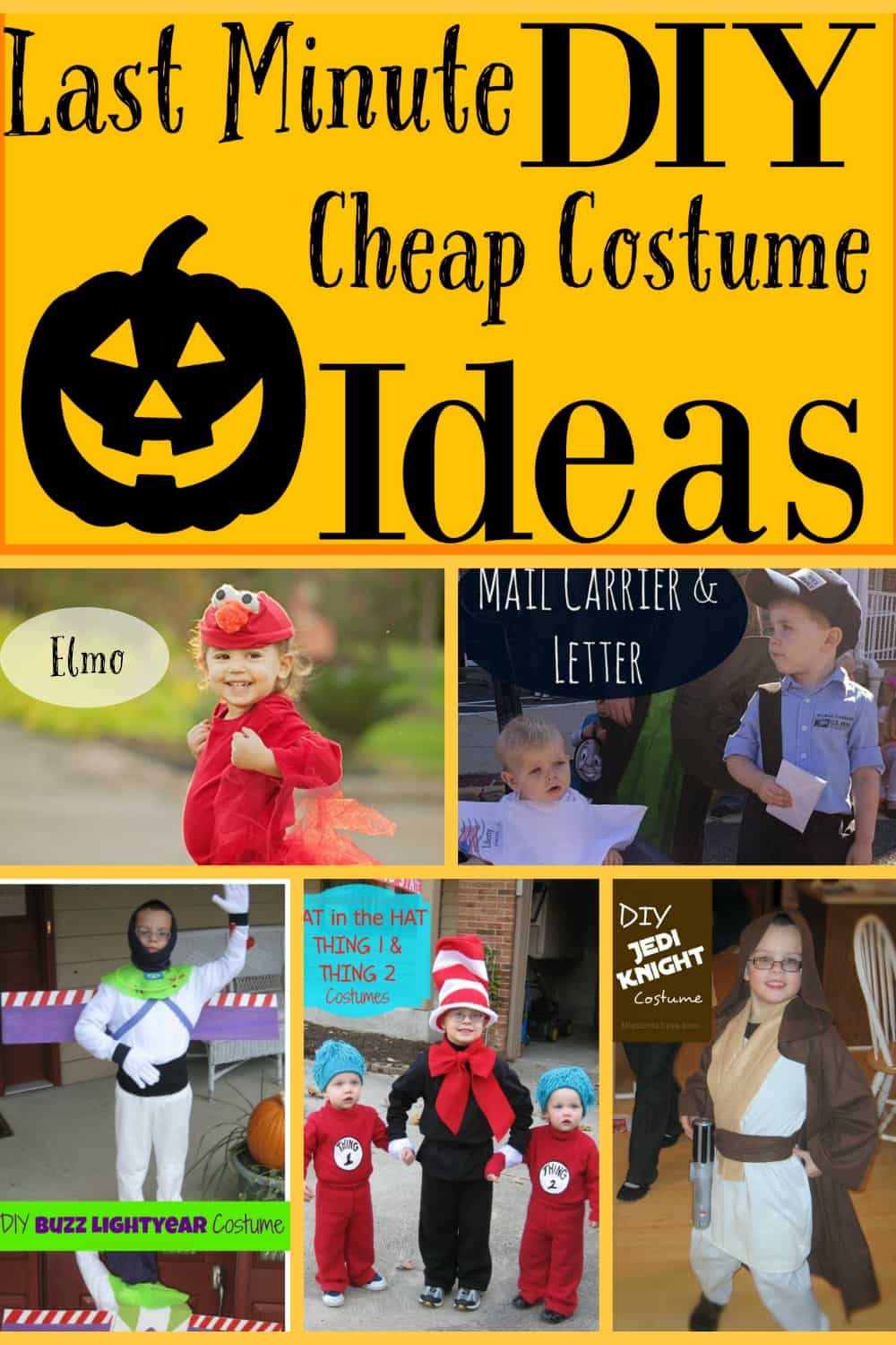 Last Minute Cheap DIY Halloween Costume Round-Up - The Busy Budgeter