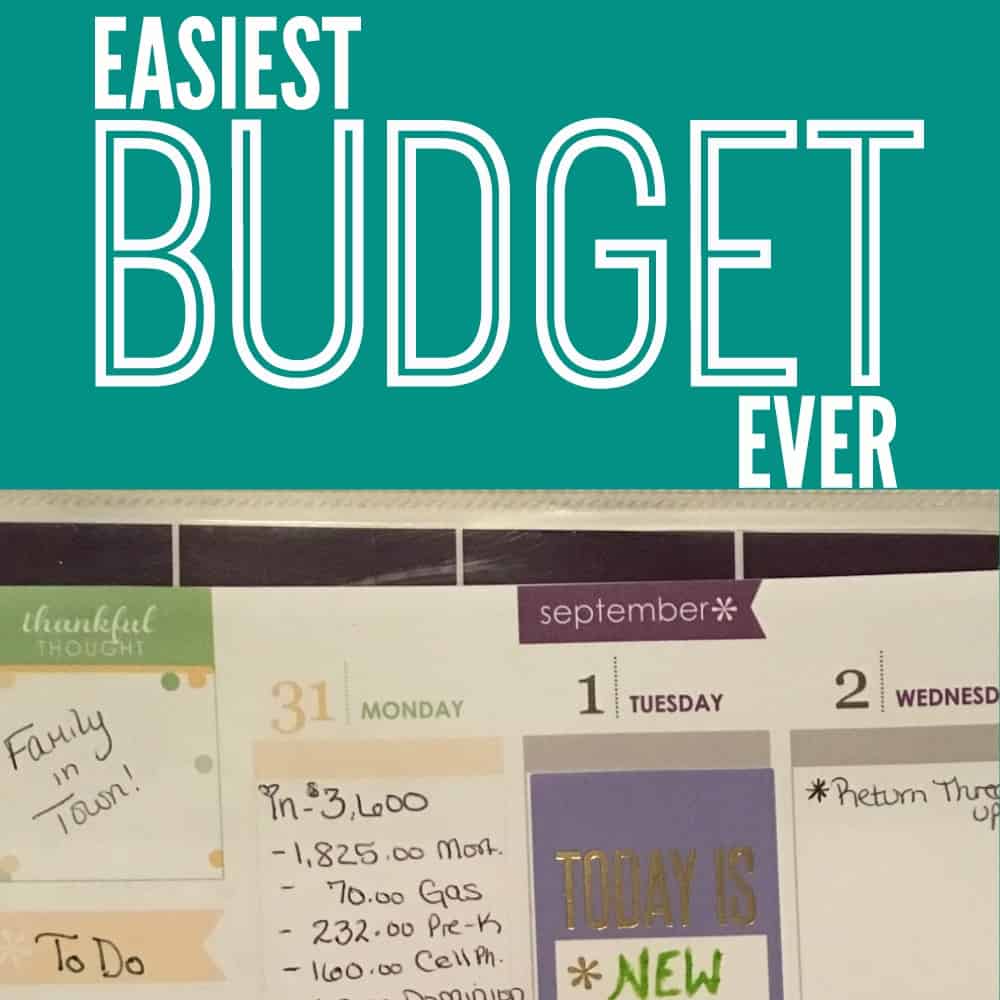 How to start a budget that’s impossible to screw up.