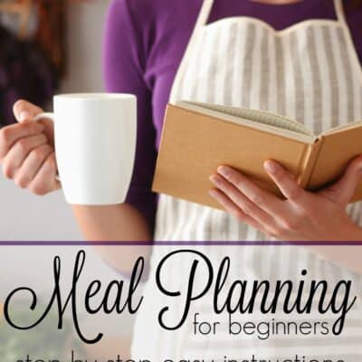 Meal planning for beginners. Easy step by step directions. Yes!!!! This is exactly what i was looking for. Simple., easy and impossible to mess up.