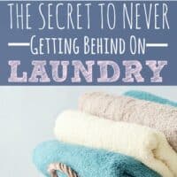 The Secret to Never Getting Behind on Laundry