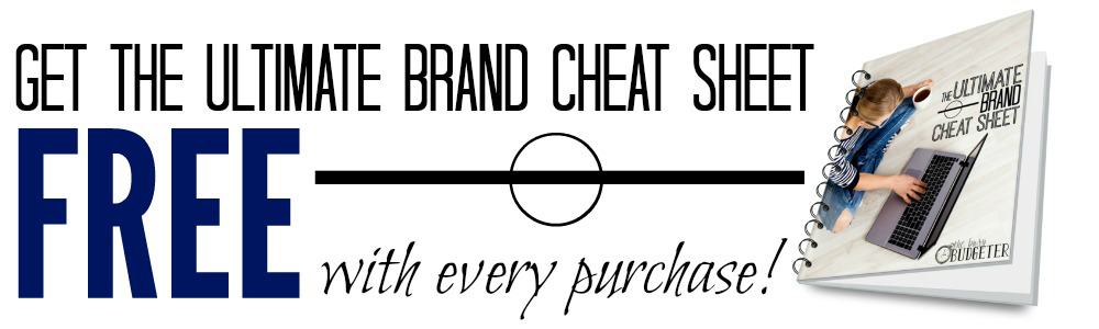 Ultimate brand Cheat Sheet Banner