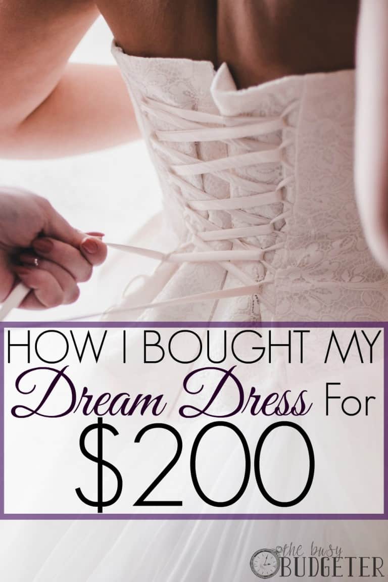How I Found the Cheapest Wedding Dress The Busy Budgeter