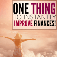 How to Instantly Improve Your Finances