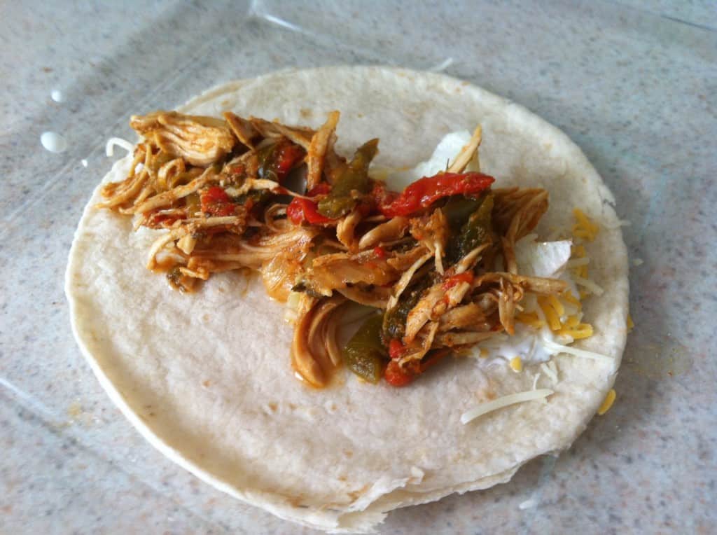 chicken fajitas