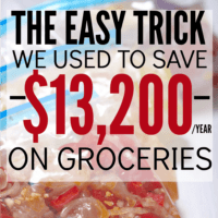 The Easy Way to Save on Groceries (over $13,200 a year!)