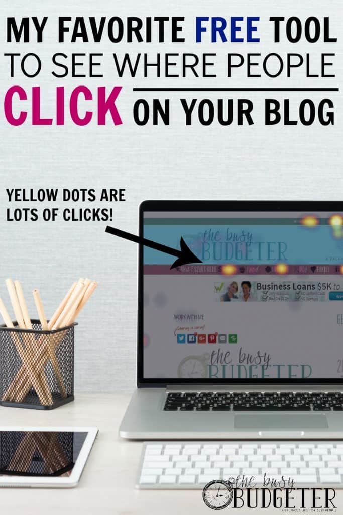 Click This Blog How do you find where people are clicking on your blog? - The Busy Budgeter