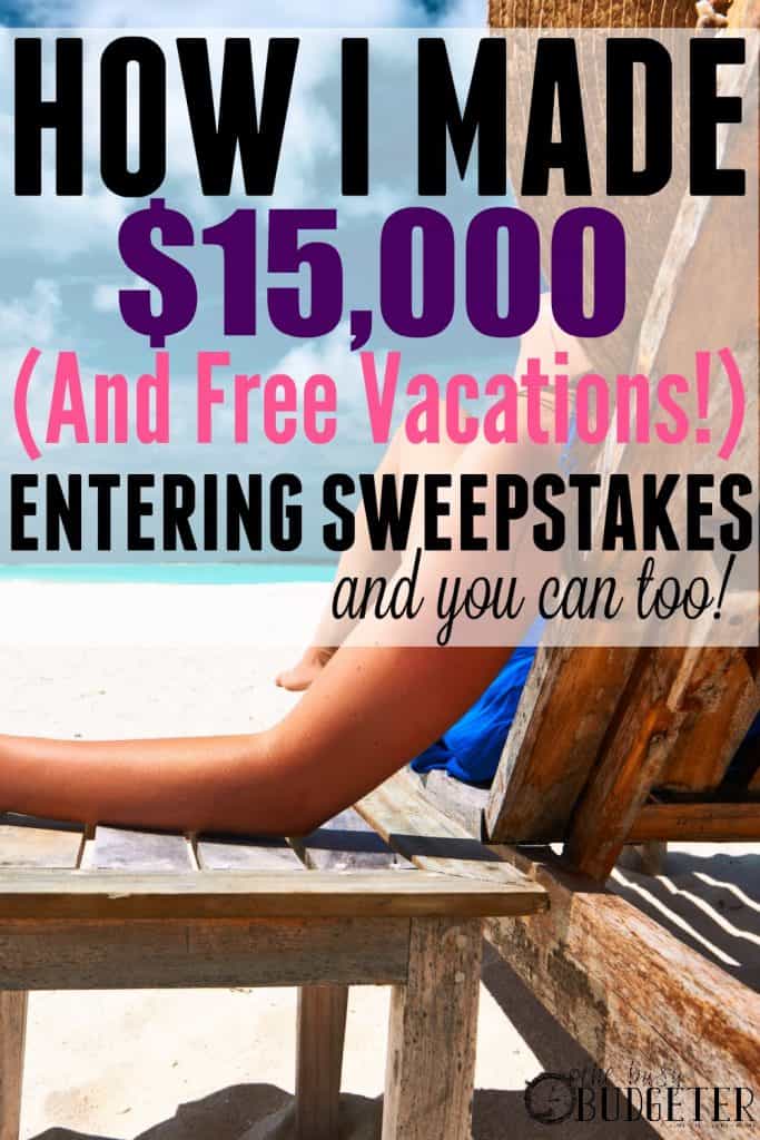 Entering Online Sweepstakes How I Made 15K & Won Free Vacations