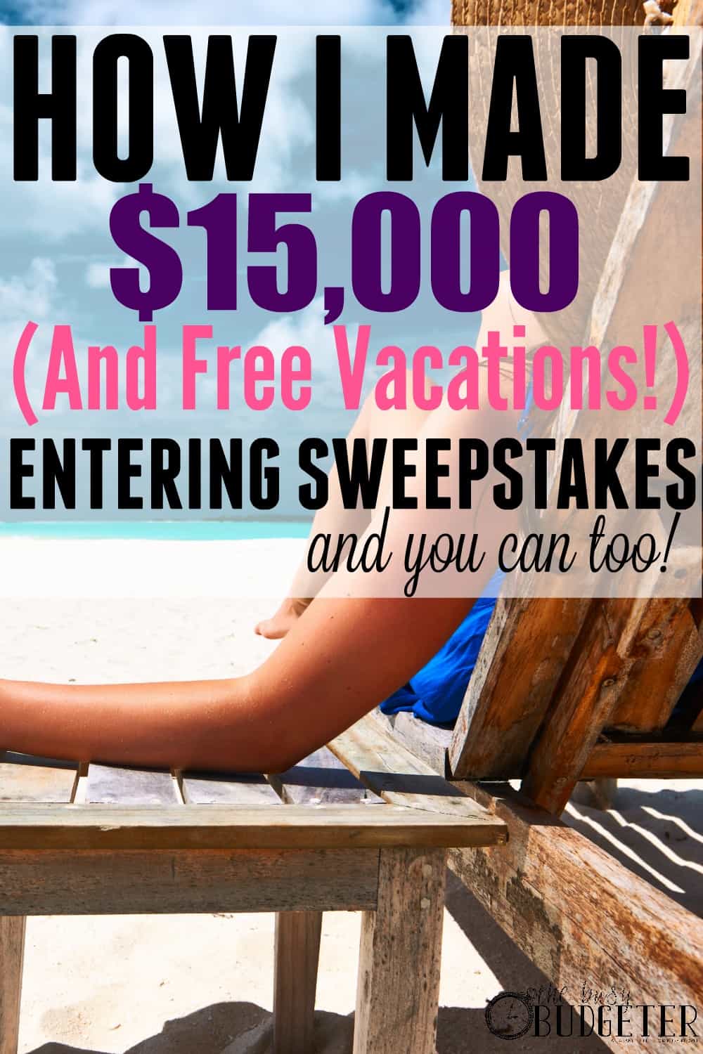 How I made $15,000 and free vacations entering sweepstakes and you can too! OMG! This is insane! A dozen vacations and that much money from a sweepstakes hobby?! (I didn't even know entering sweepstakes was a hobby!) And I am over here spending $100/month on craft supplies. Fail. What a great idea to make extra money with a hobby! 