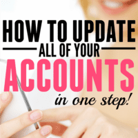 How to Update All of Your  Accounts… in One Step.
