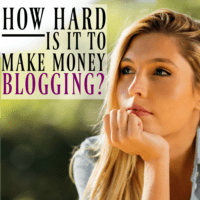 How Hard is it to Make Money Blogging?