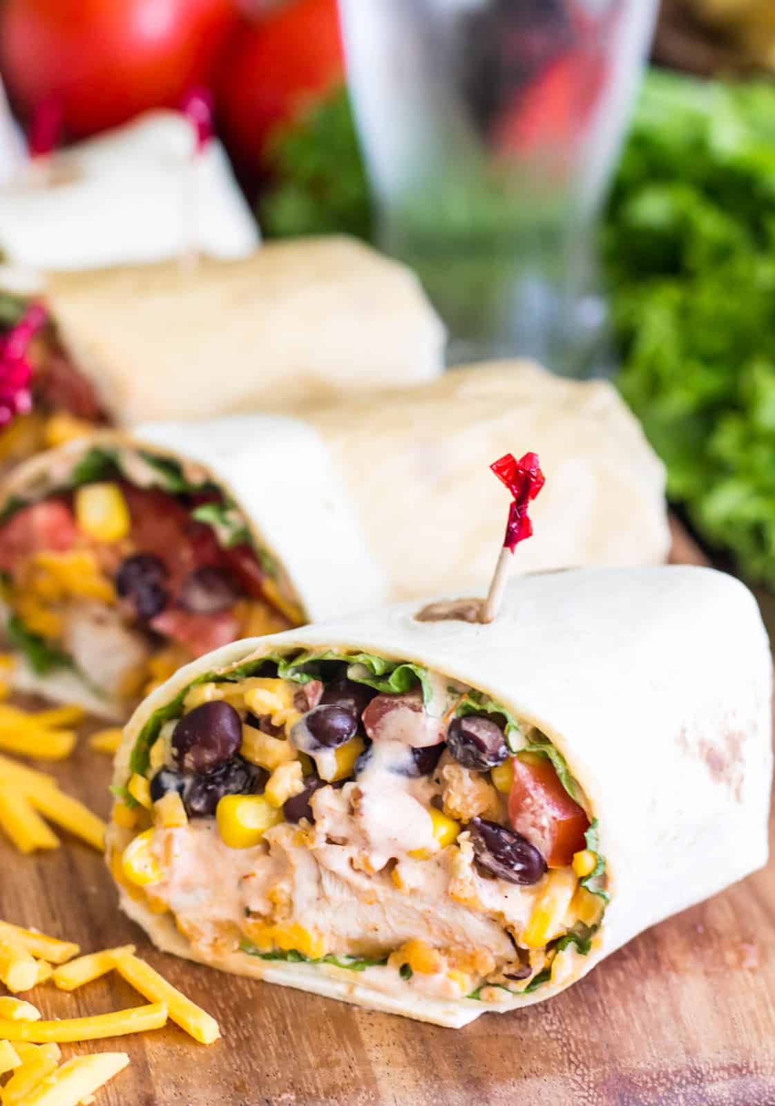 15 Minute Crispy Tex-Mex Rooster Wraps - Budgeting Bond