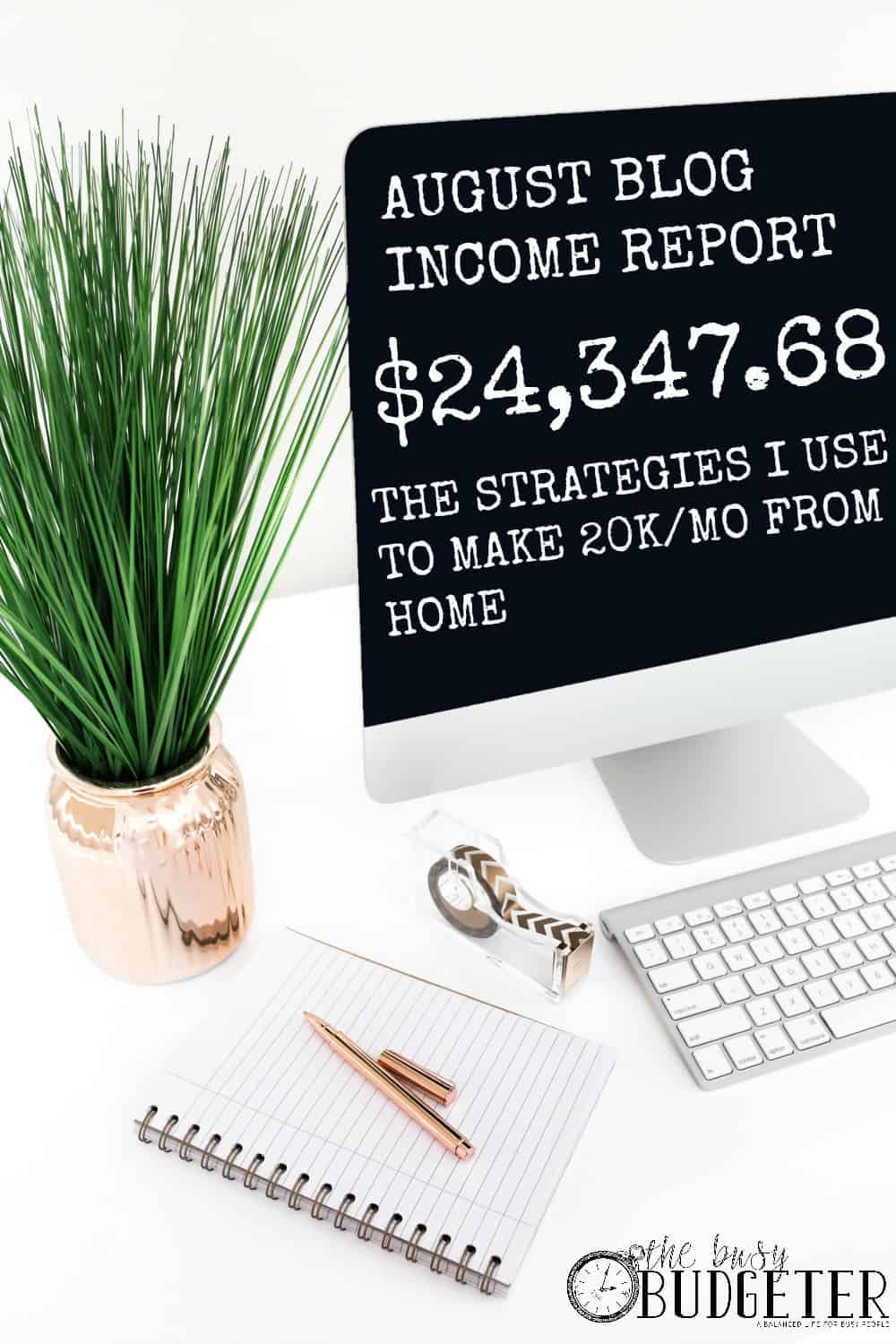 August Income Report: Tons of info on how she manages to make so much money every month - including a breakdown of where she makes her money. I'm totally getting inspired for my own blog!