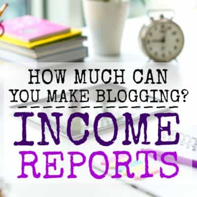Blog income reports- How much money can you make blogging. I love seeing how her blog income changed from the beginning. She makes in a month blogging what I make in a year and she only started last year!!