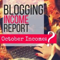 October 2016 Blog Income Report