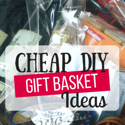 Cheap DIY Gift Basket Ideas- Perfect timing! So many great ideas! I was able to whip up two baskets today just from stuff we had in our house! As in, I spent nothing for two great gifts! Cheap DIY Gift baskets indeed bwahaha. I've been on Pinterest for weeks trying to find unique Christmas gift ideas for our tight budget. We don't have a lot of money but still wanted to give good christmas gifts. This was an answer to my prayers. ?