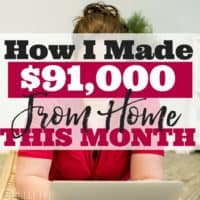 How I made $91,000 from home this month