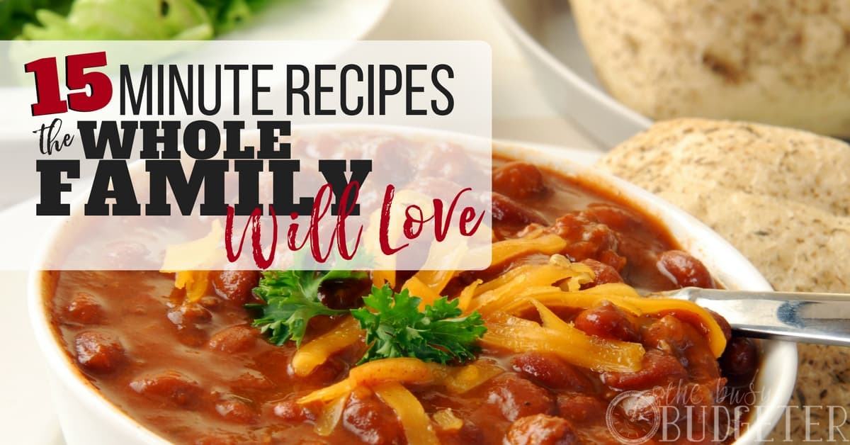 Quick Family Dinner Recipes: 15-Minute Meals Everyone Will Love! | The