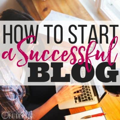 how to start a successful blog