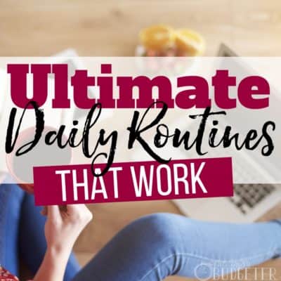 daily routines that WORK