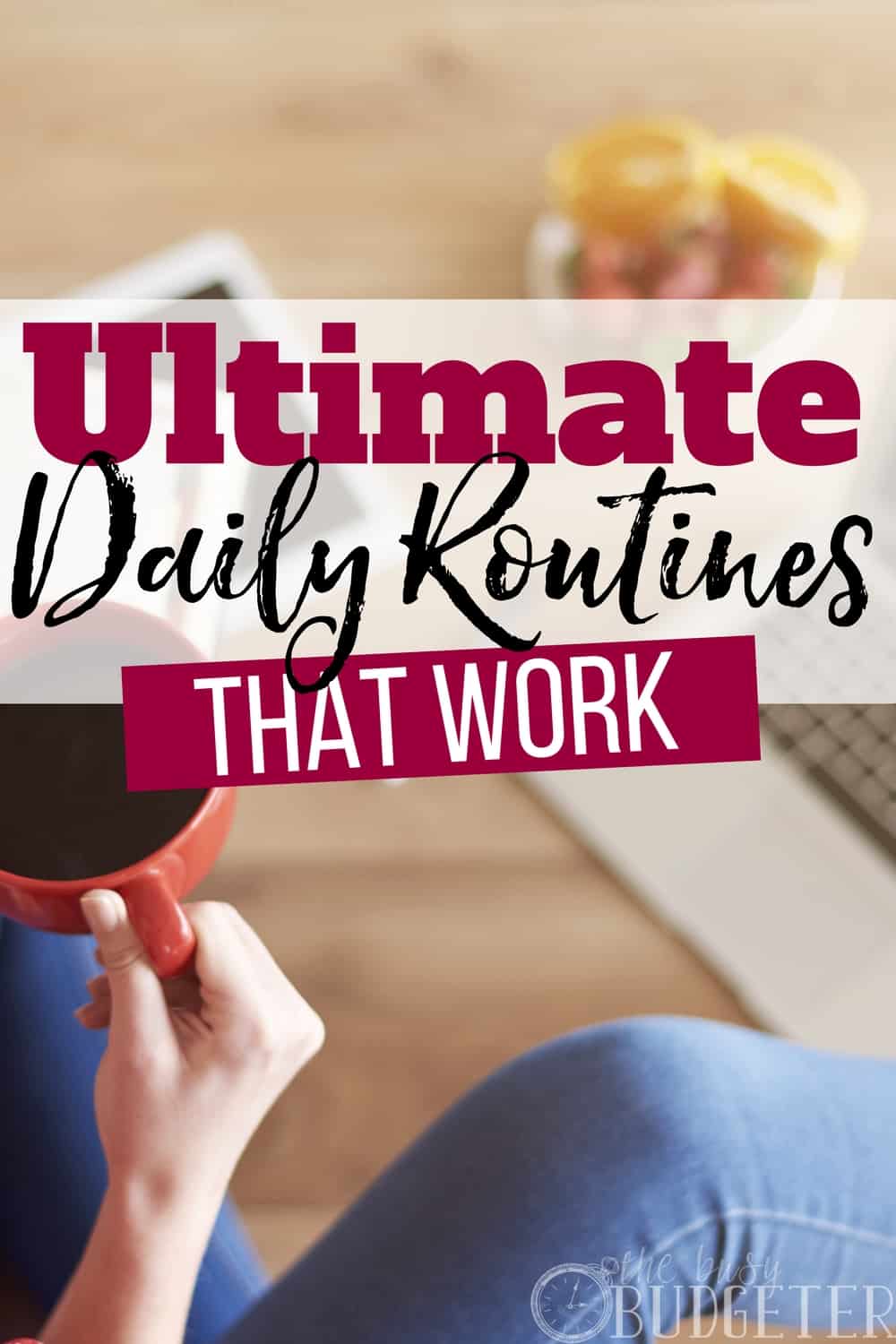 I could NEVER figure out how to create my own daily routines, but I tried step-by-step guide and WOW does this WORK! Feeling less frazzled and more on top of life. Thank you!!