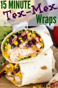 These wraps are so fresh, so delicious, and SO easy to make! We may have found them when looking for quick family dinner recipes but these are perfect for lunches too! 