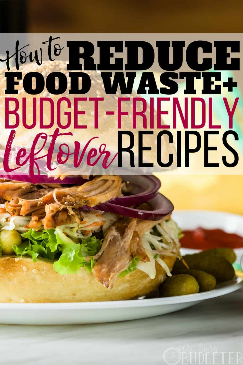These ideas for how to reduce food waste by using leftovers are such a game changer for our grocery budget!! These recipes are easy to make, I always want ideas for how to use up leftovers, and BONUS-- I don't have to worry about what to make the kids for lunch!