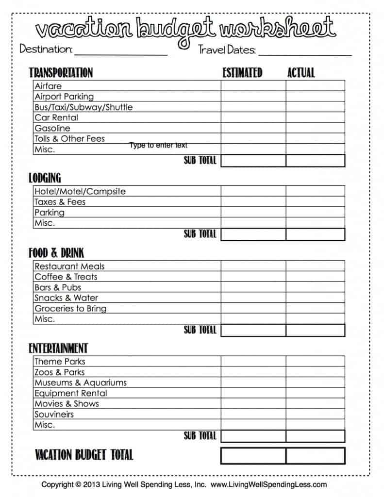 budgeting printables from pinterest