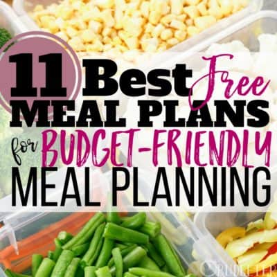 The BEST free meal plans! I have always struggled with meal planning but WOW this article is such a great resource that helps me save money on groceries AND it helped me choose a totally free meal plan that acutally works for my crazy family!