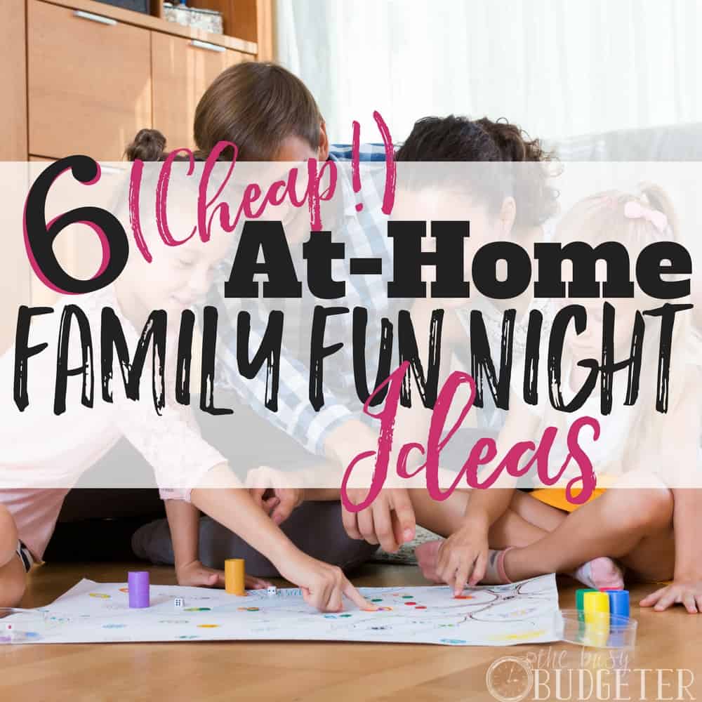 I love these ideas for a family fun night! It's so hard sometimes to find activities that everyone enjoys but this article has some great ideas and the kids had such a blast!!