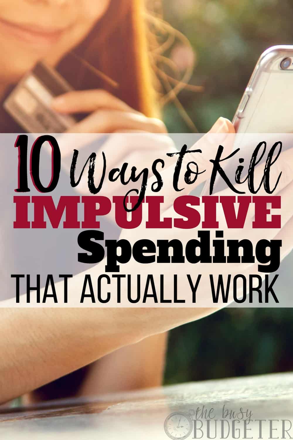 Impulsive spending is a huge problem in our household.. until we read this article. These tips were so easy to implement, it barely felt like we had to adjust our habits at all. PLUS it's easier to stick to our budget... win- win!!