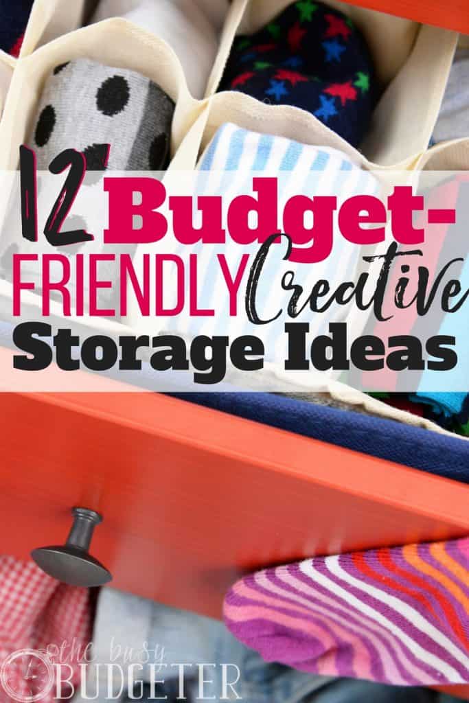 12 BudgetFriendly & Creative Storage Ideas Busy Budgeter