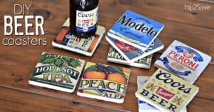 If you love DIY gifts, this may be one of the best gifts for father's day you can find. Create some cool coasters for your cool dad.