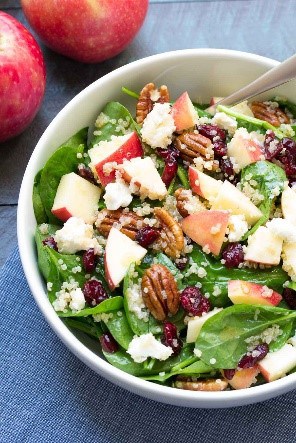 Easy salad recipes don't have to mean boring and flavorless greens and veggies. This apple and pecan salad is sweet, savory, and packed with good stuff to make salads enjoyable again.